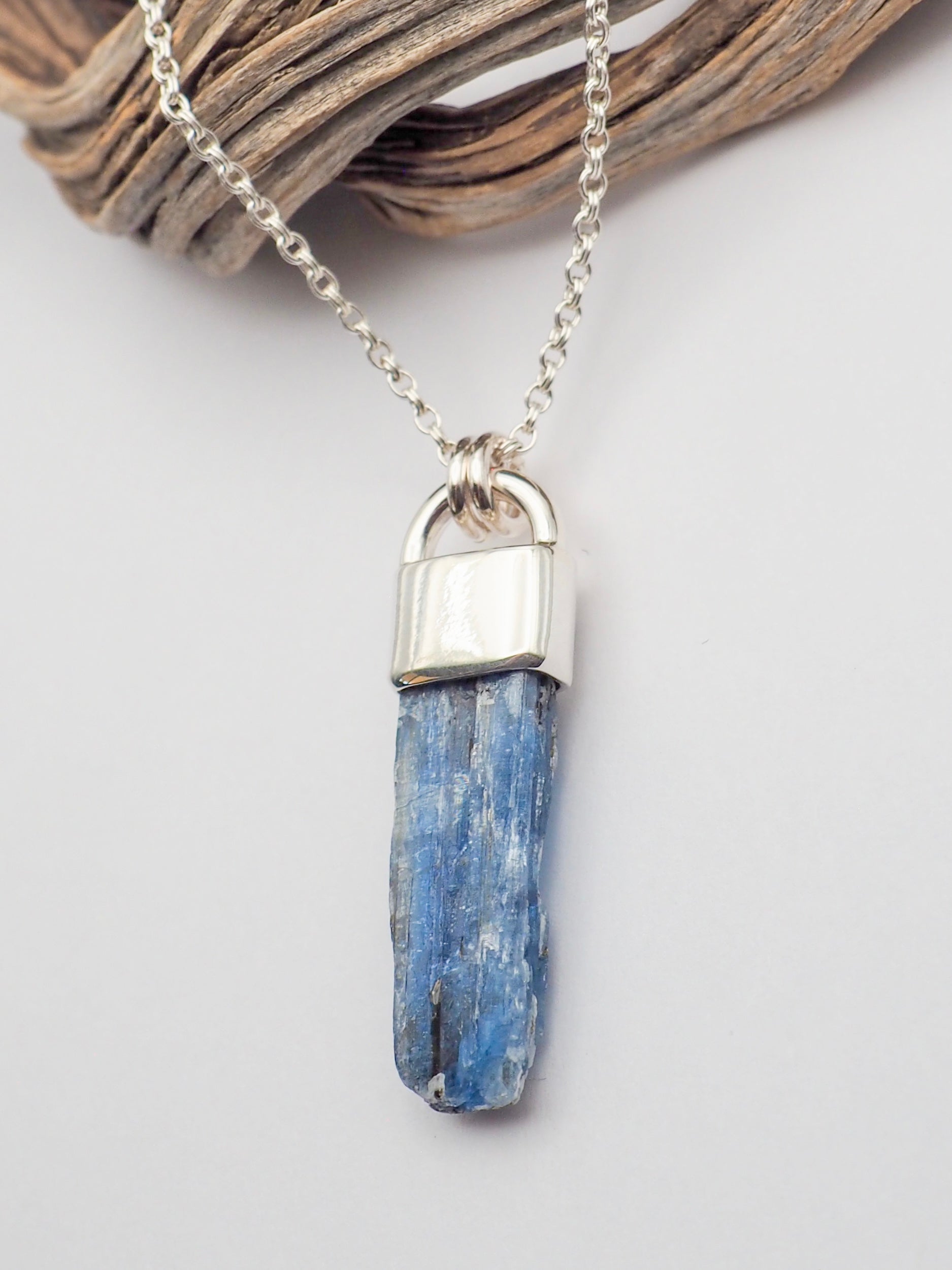 Blue Kyanite Talisman Necklace