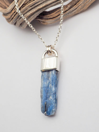 Blue Kyanite Talisman Necklace