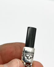 Black Tourmaline Raincloud Talisman Necklace
