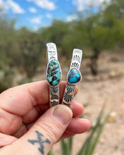 Cloud Mountain Turquoise Fan Heavyweight Stacker Cuff XS