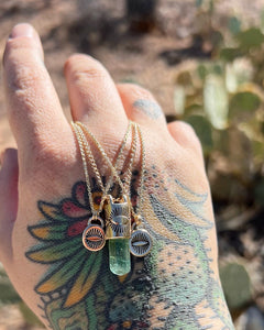 14k Gold Lucky Eye II Pendant Necklace