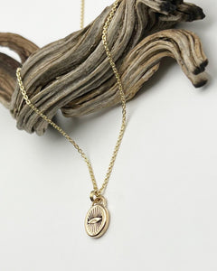14k Gold Lucky Eye II Pendant Necklace