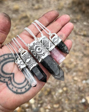Colombian Singing Quartz Eye Talisman Necklace