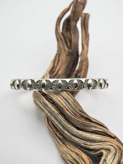 MTO Eyes Hand Stamped Stacker Cuff