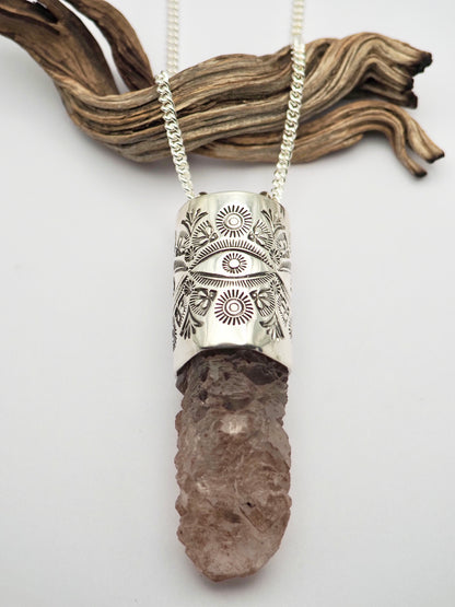 Nirvana Quartz Big Eye Talisman Necklace