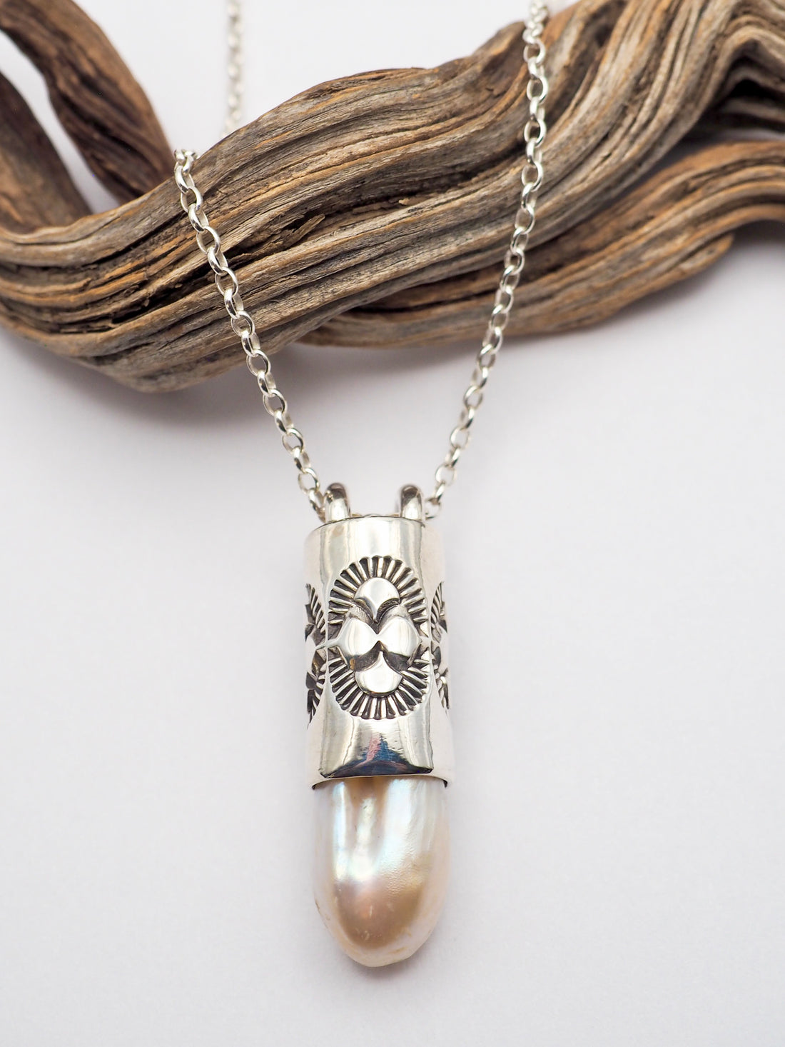 Baroque Pearl Oasis Talisman Necklace