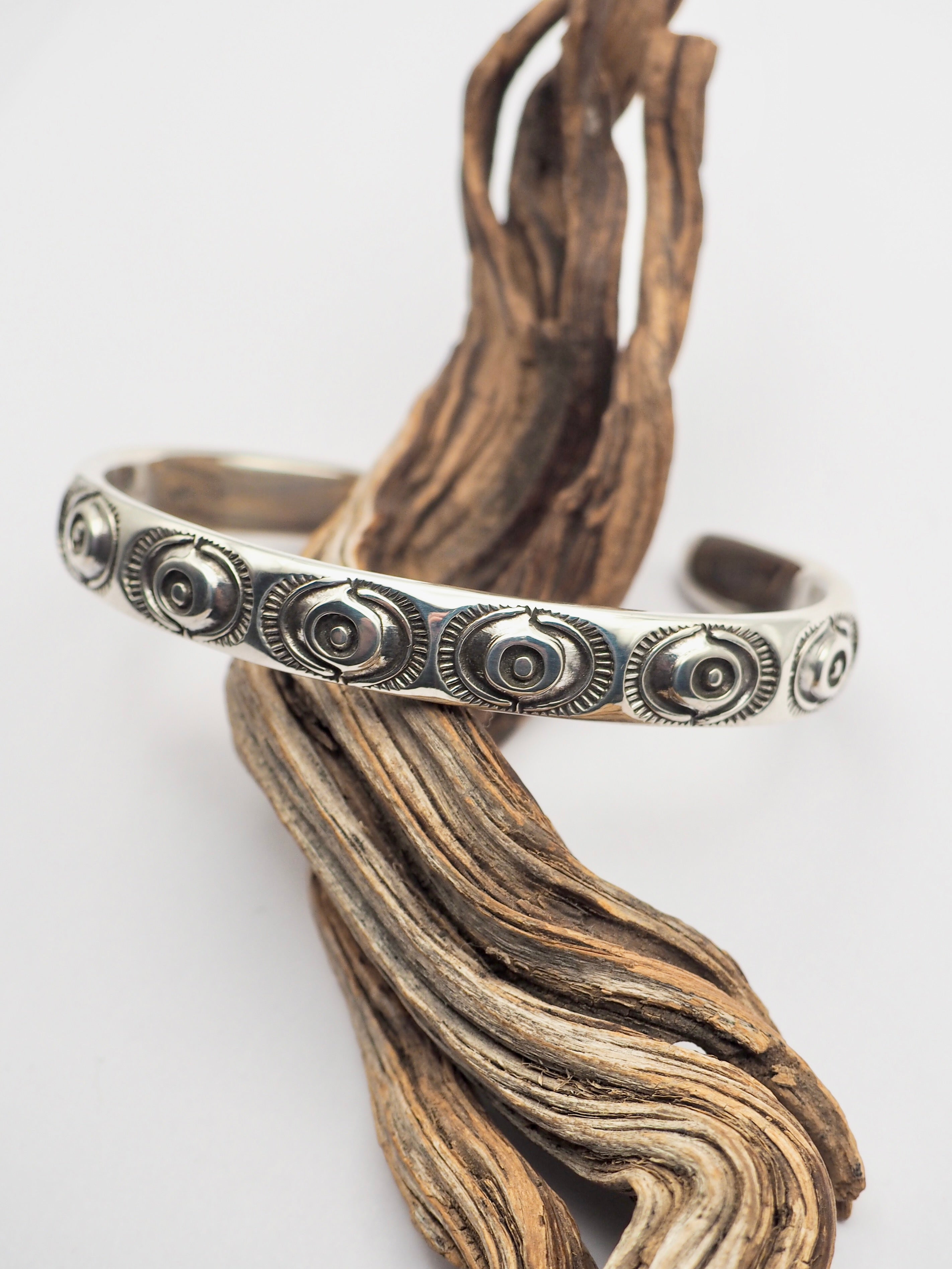 MTO Tumbleweed Hand Stamped Heavyweight Stacker Cuff