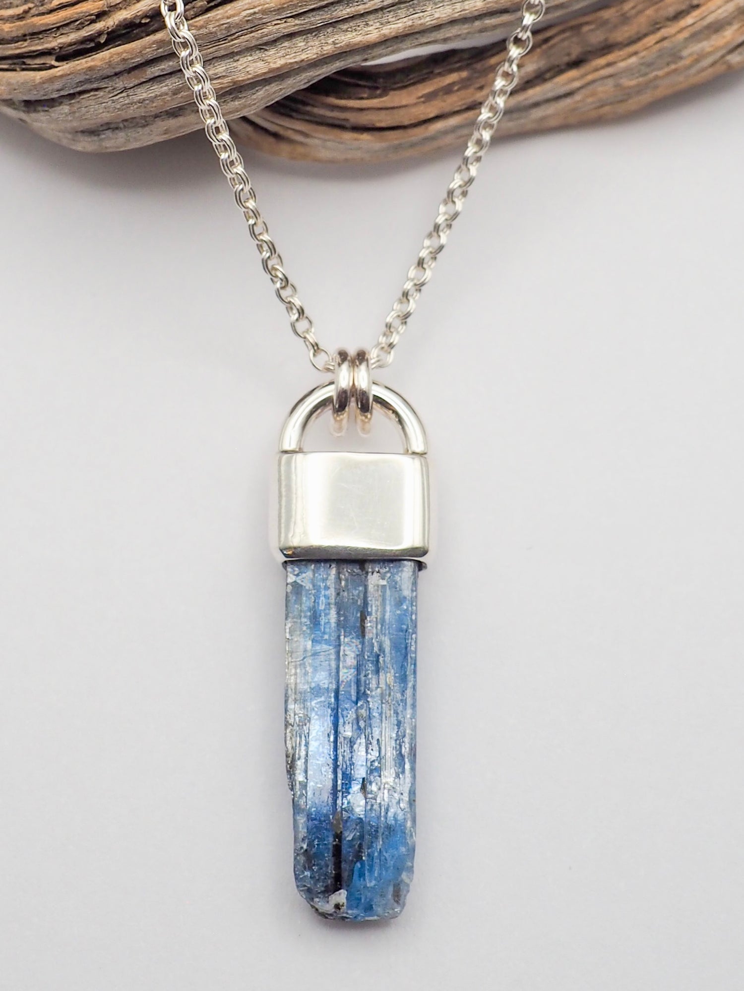 Blue Kyanite Talisman Necklace
