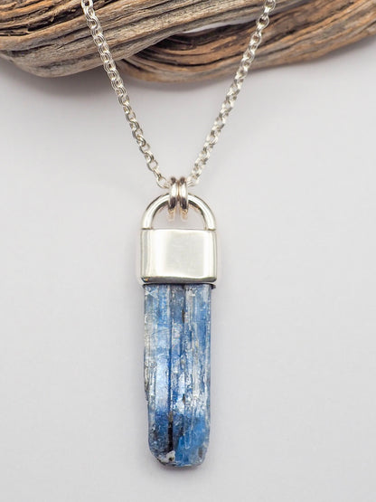 Blue Kyanite Talisman Necklace