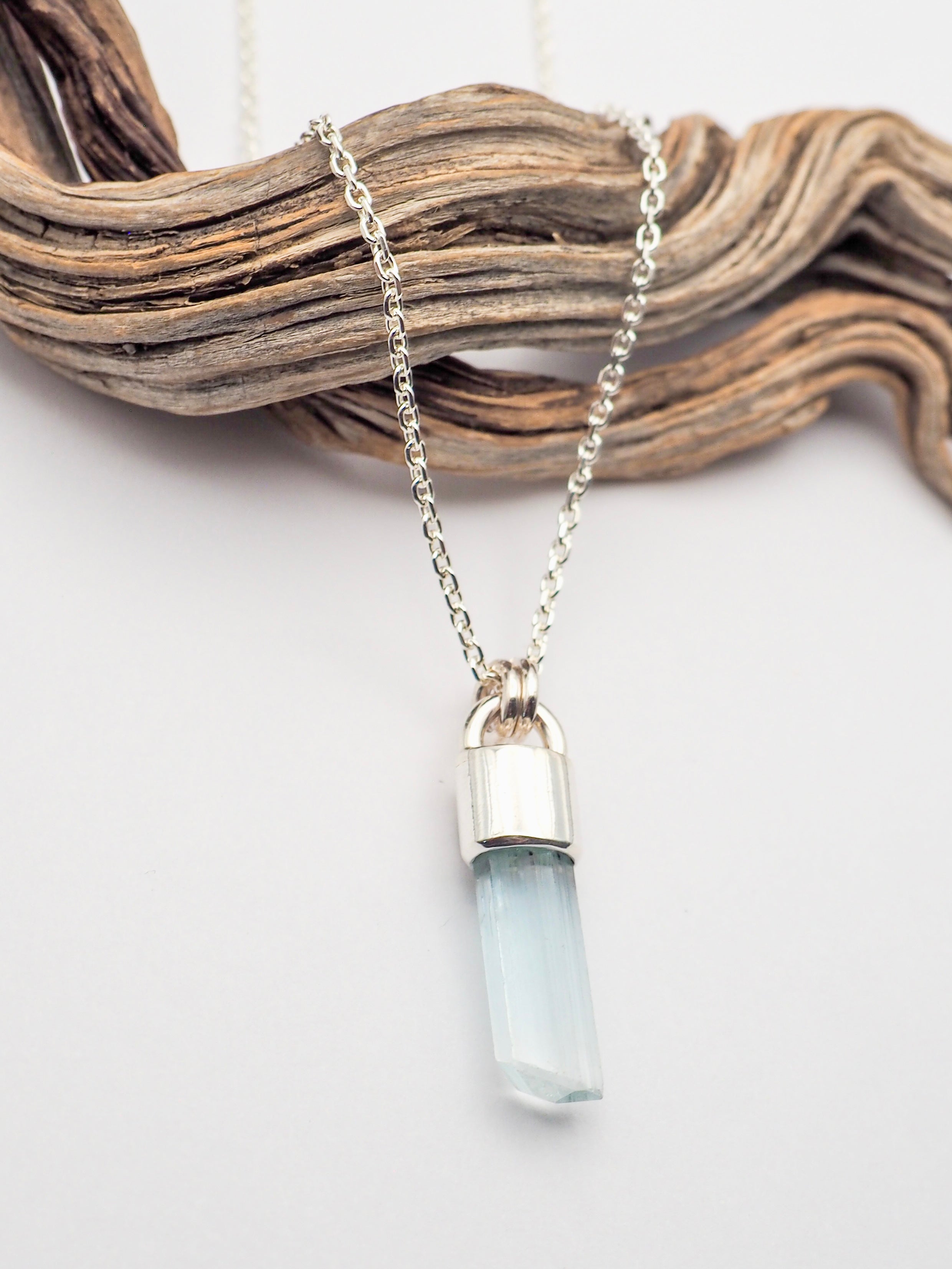 Aquamarine Talisman Necklace