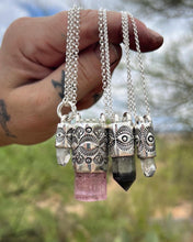 Tibetan Quartz Weirdo Eye O Ring Talisman Necklace