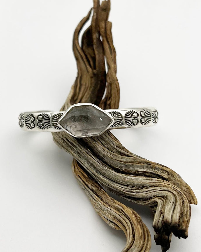 Tibetan Quartz Nopales Heavyweight Stacker Cuff XS