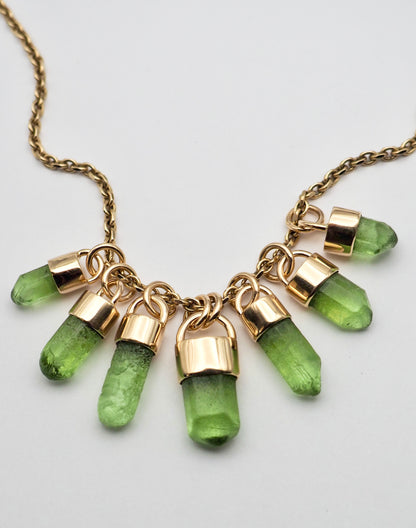 Peridot 14k Gold Talisman