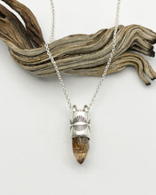 Champagne Topaz Eye Talisman Necklace
