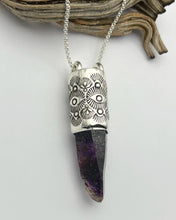 Brandberg Namibian Amethyst Eye/Prickly Pear Mini Talisman Necklace