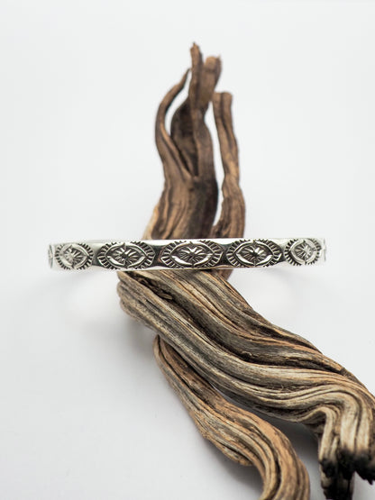 MTO Agave Hand Stamped Stacker Cuff