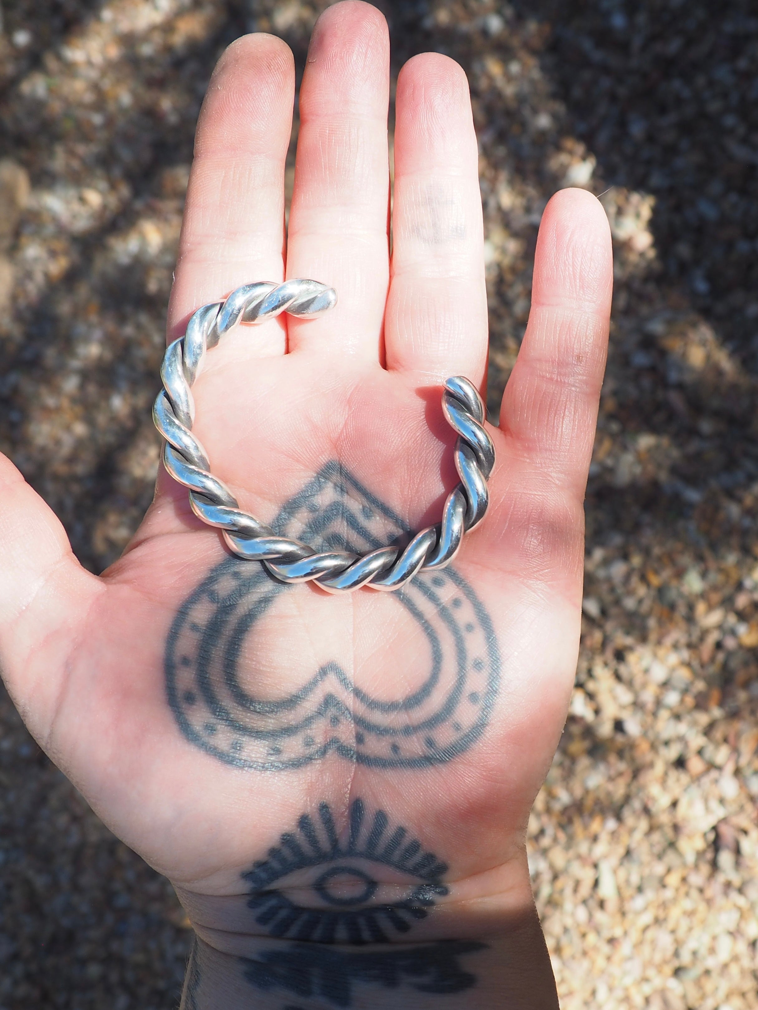 6g Fine Silver Twist Cuff XS