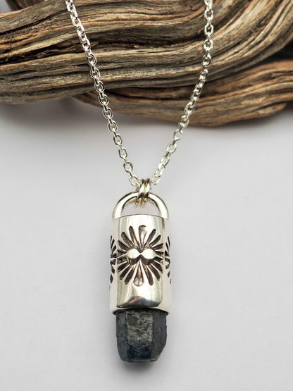 Sapphire Mesquite Talisman Necklace