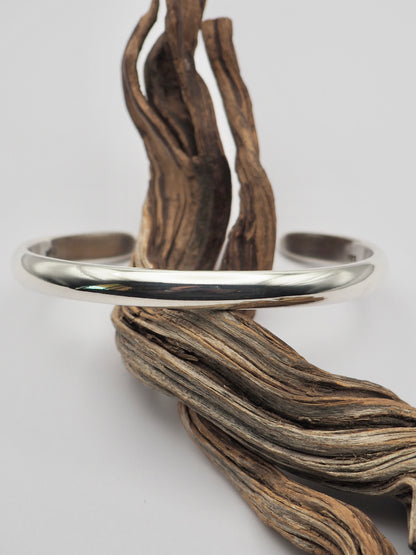 Smooth Sterling Silver Cuff M/L