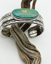 Numi Olive Stone Mountain Turquoise Three Band Big Mama Cuff M/L