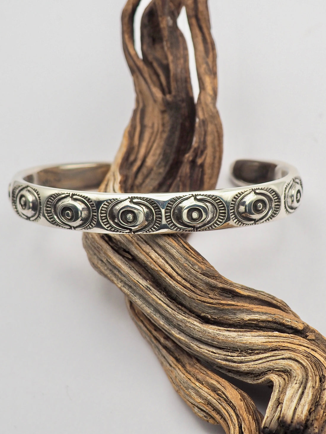 Tumbleweed Heavyweight Hand Stamped Stacker Cuff S/M