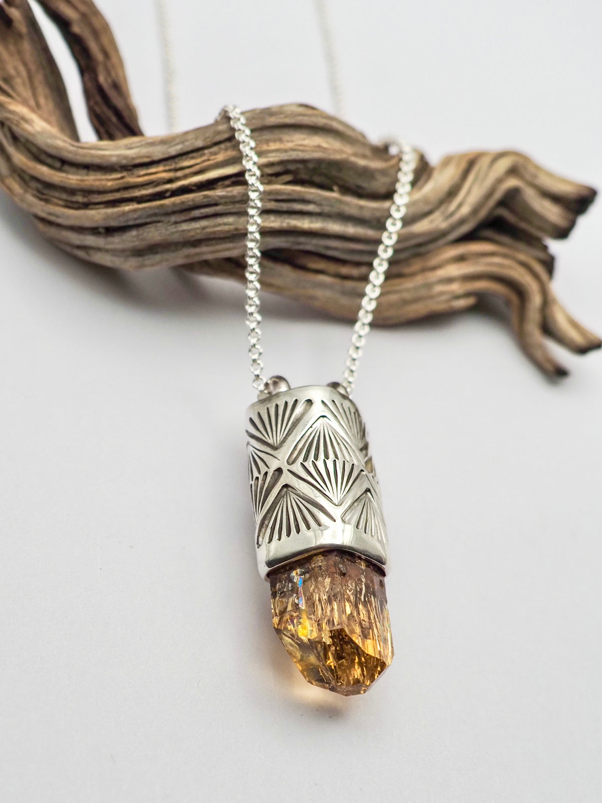 Imperial Topaz Arroyo Talisman Necklace