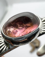 Pink/Peach Tourmaline Juniper Heavyweight Stacker Cuff XL