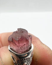 Pink Tourmaline Eyes Talisman Necklace