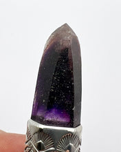 Brandberg Namibian Amethyst Big Eye/Fan Talisman Necklace