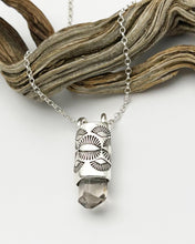 Topaz Eye/Fan Talisman Necklace