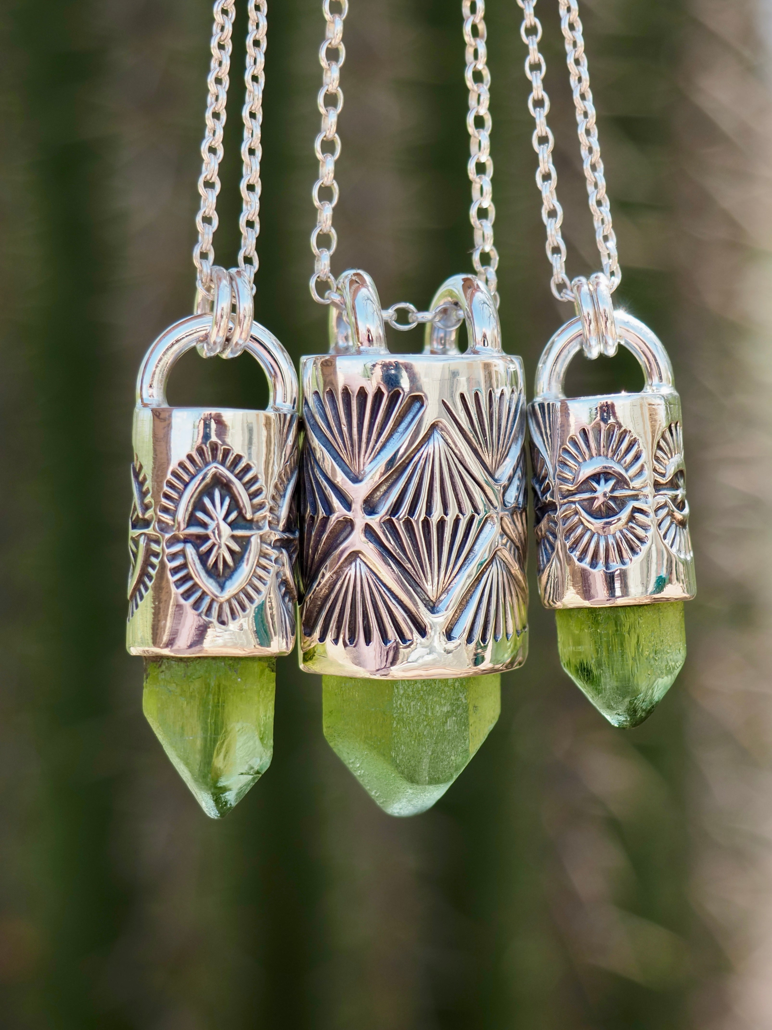 Peridot Portal Talisman Necklace