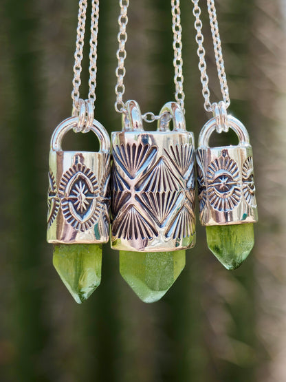 Peridot Portal Talisman Necklace