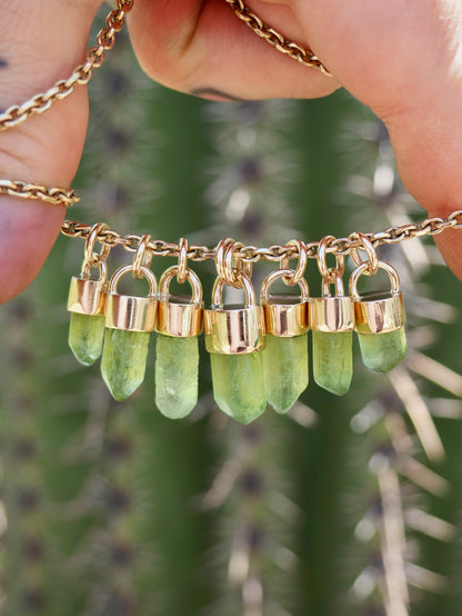 Peridot 14k Gold Talisman