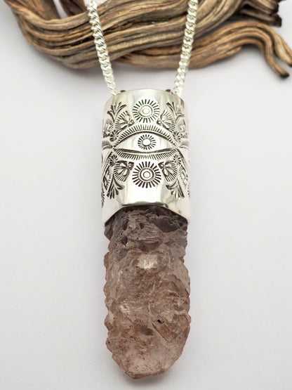 Nirvana Quartz Big Eye Talisman Necklace