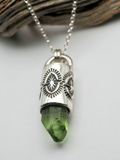 Peridot Yucca Talisman Necklace