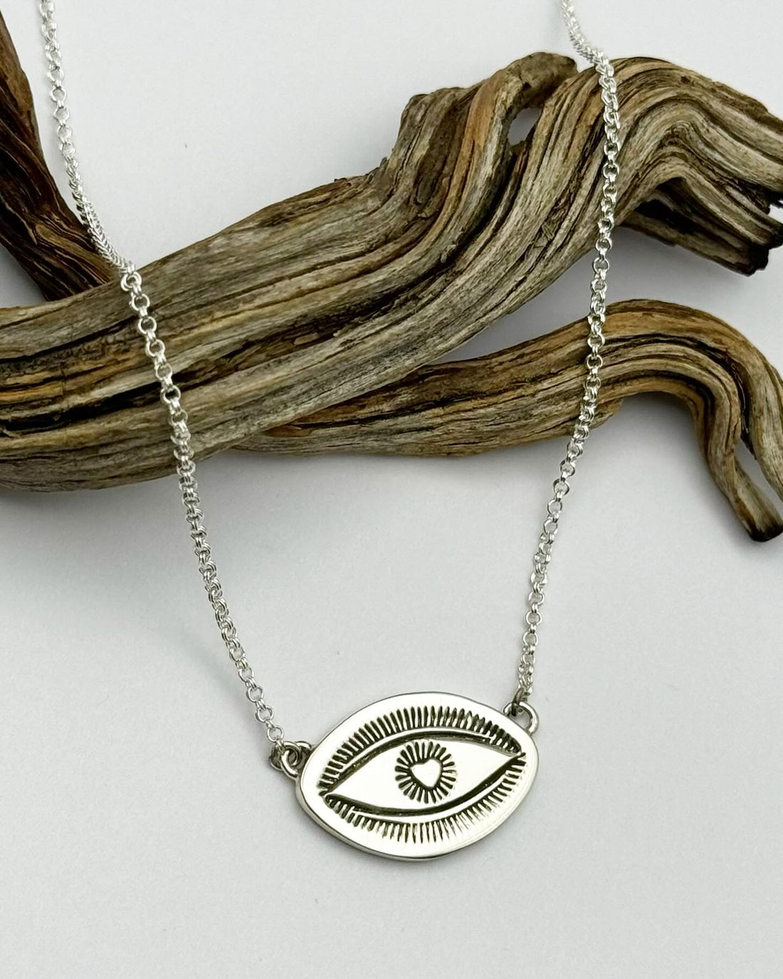 Heart Eye Necklace