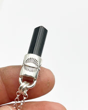 Black Tourmaline Eye Talisman Necklace