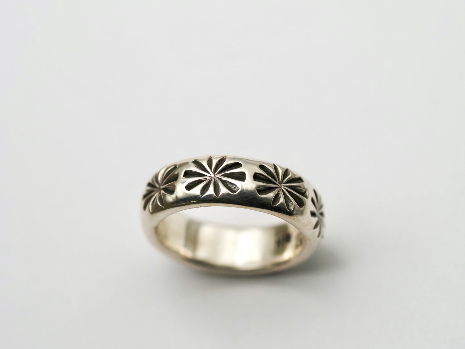 Sterling Silver Half Round and Twist Stacker Rings