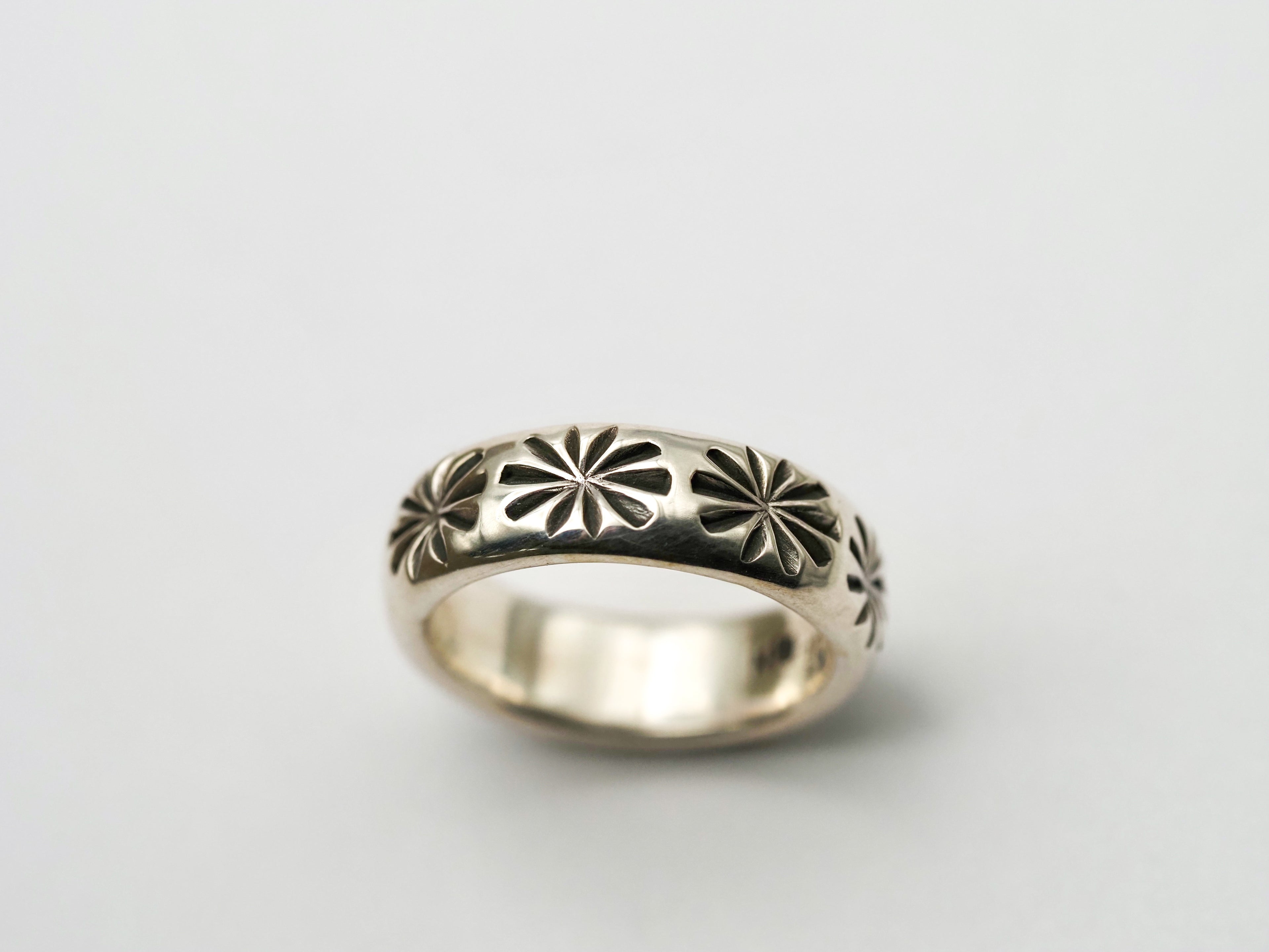 Sterling Silver Half Round and Twist Stacker Rings