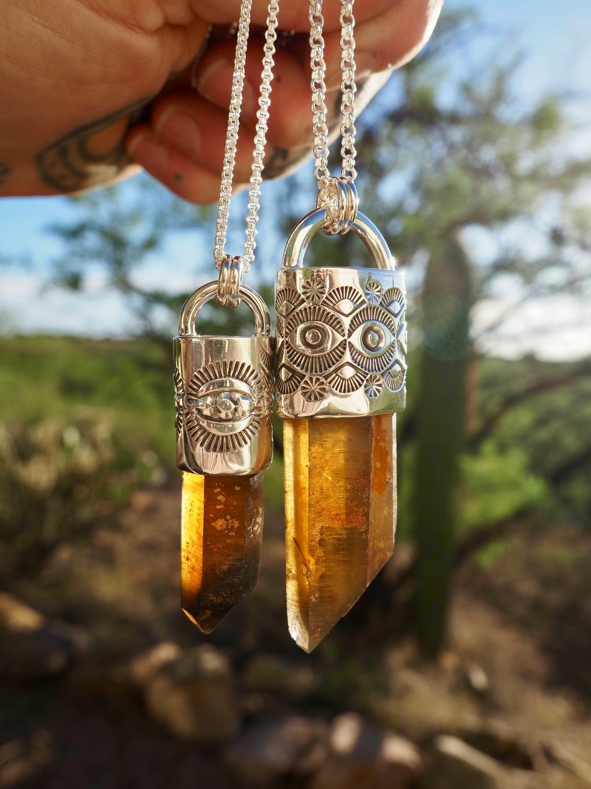 Citrine Portal Talisman Necklace