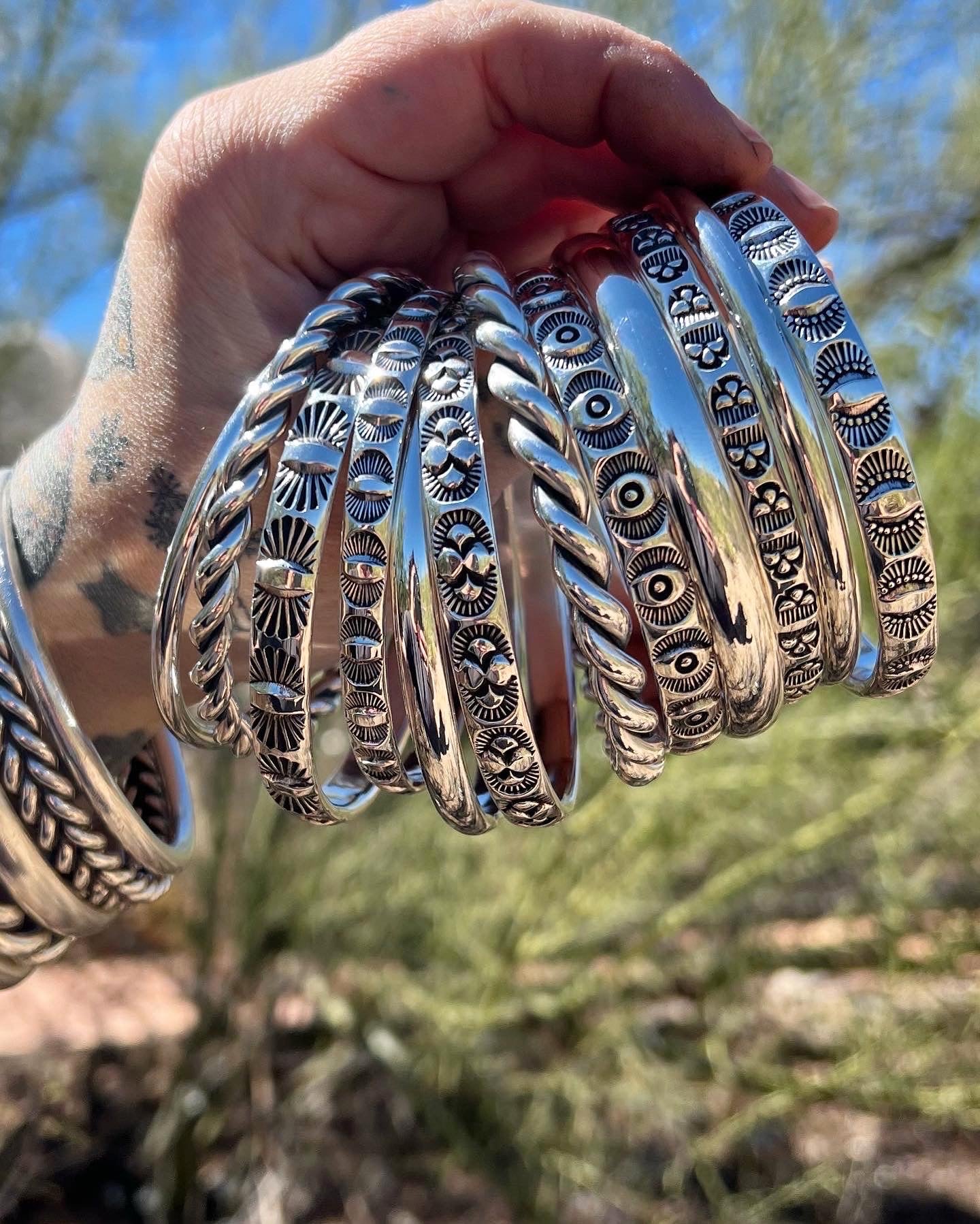 MTO Smooth Half Round Bangle