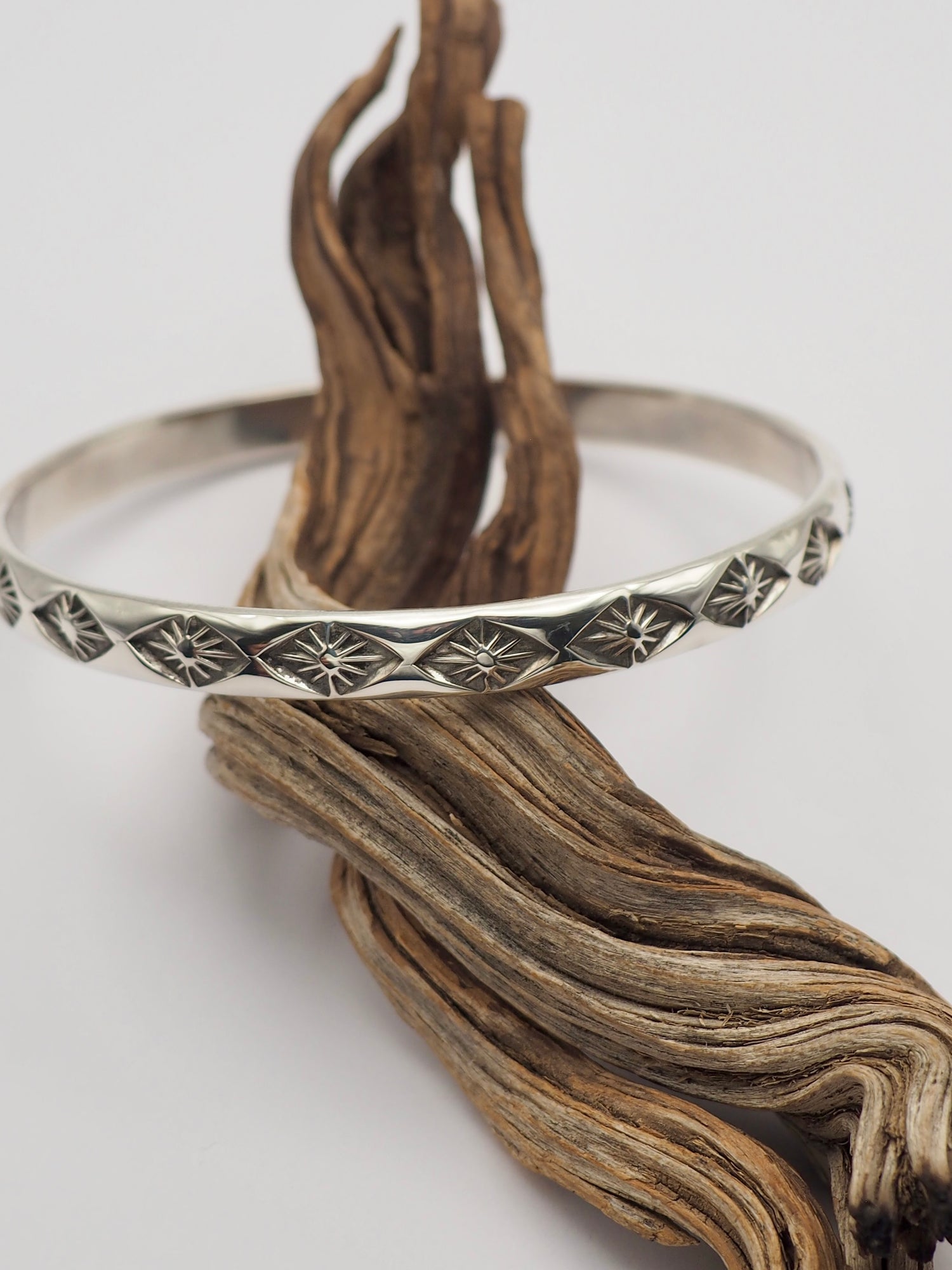 MTO Agave Hand Stamped Bangle