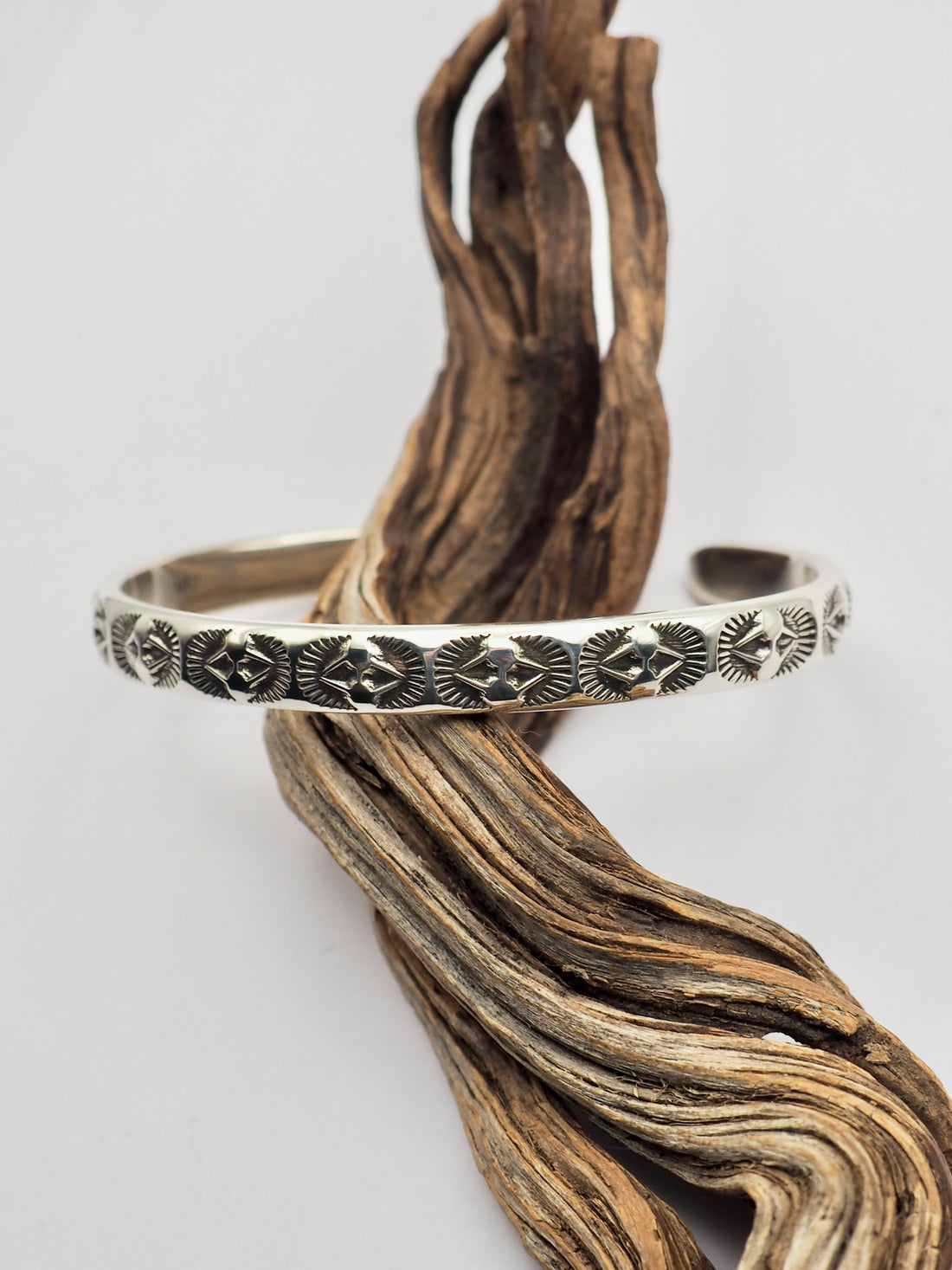 Jackrabbit Hand Stamped Stacker Cuff S/M
