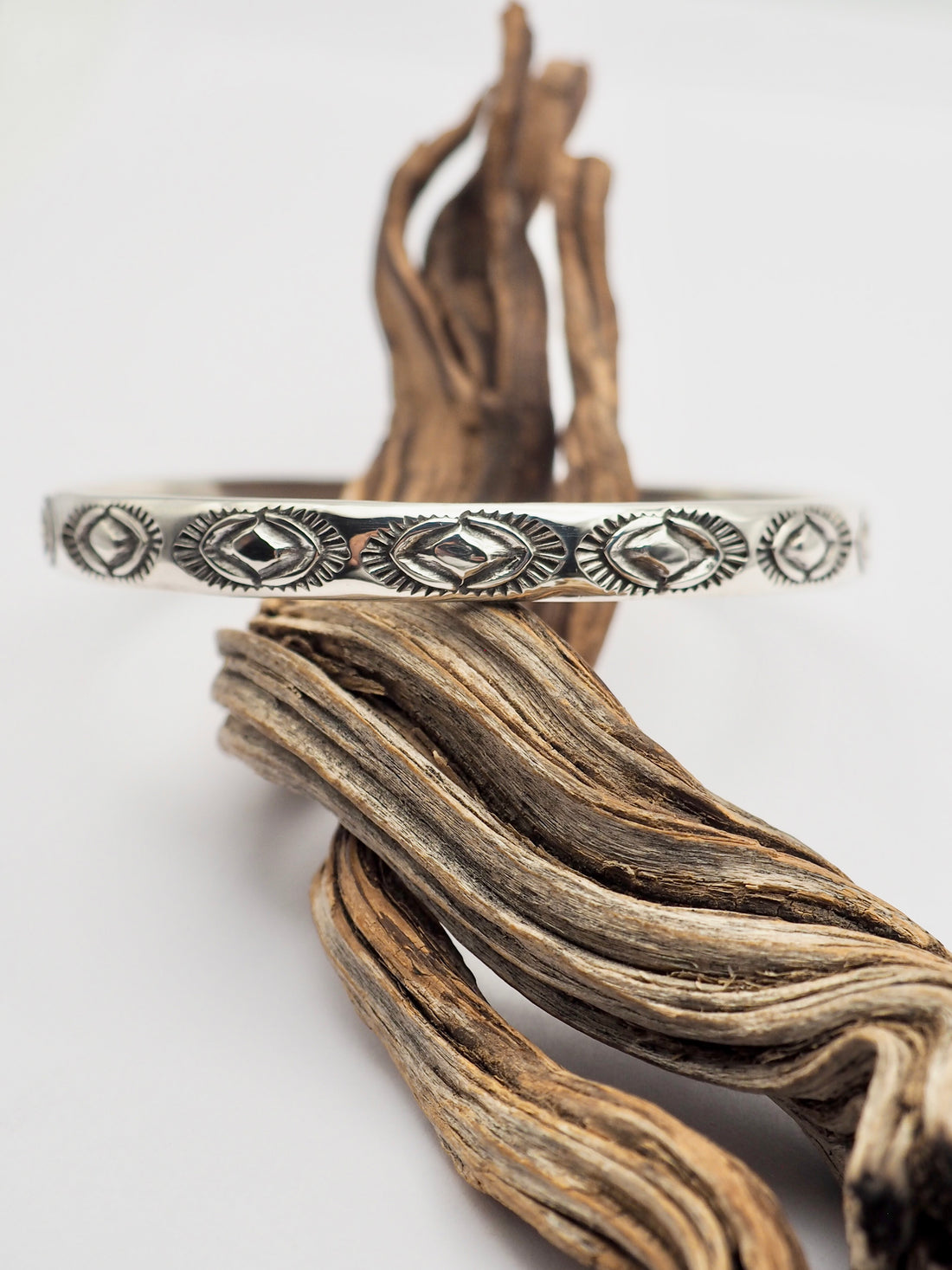 MTO Yucca Hand Stamped Bangle