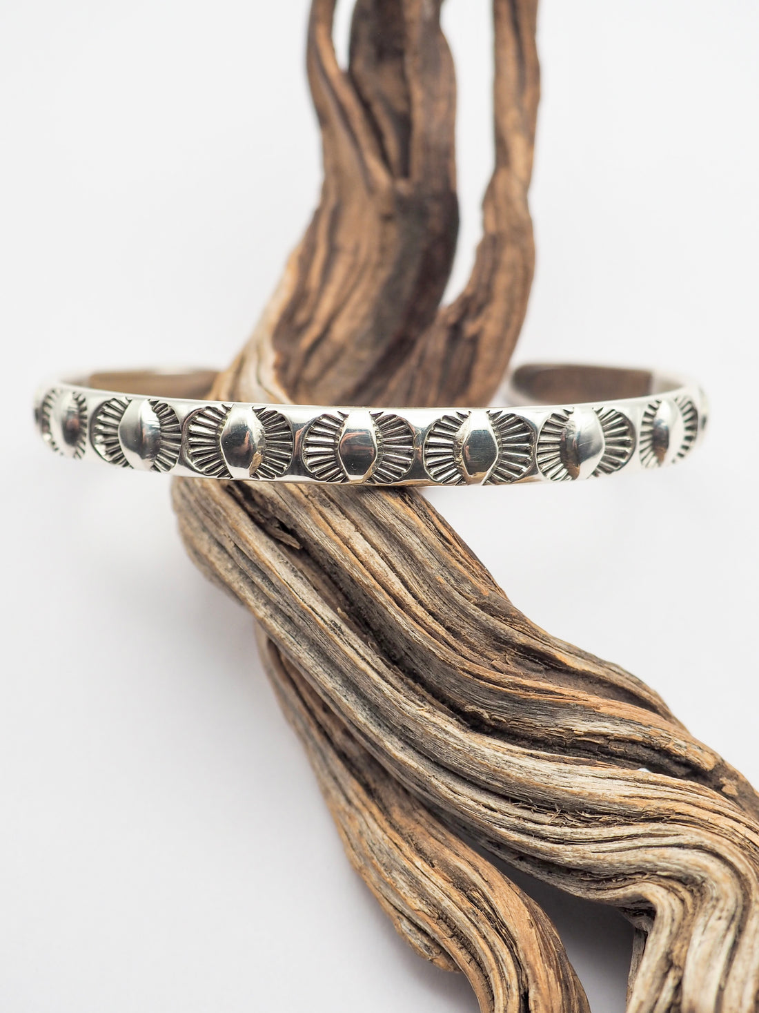 MTO Eyes Hand Stamped Stacker Cuff