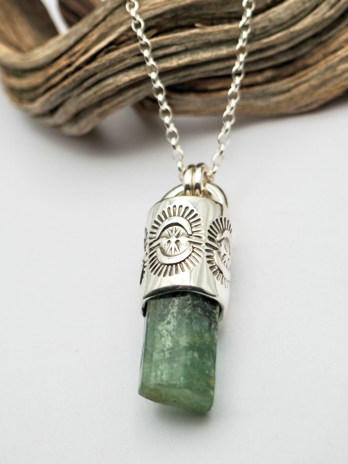 Aquamarine Portal Talisman Necklace