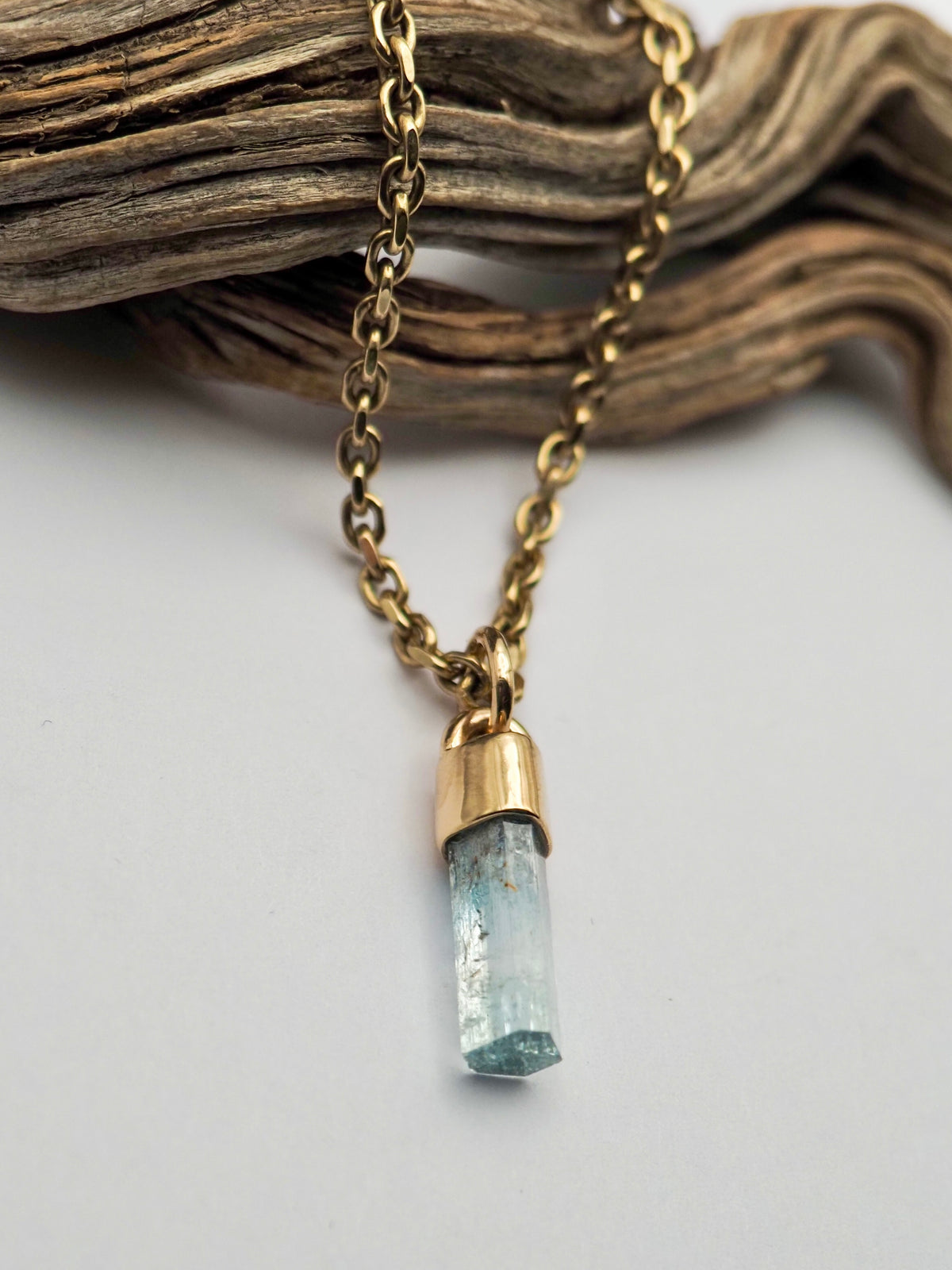 Aquamarine 14k Gold Talisman