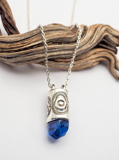 Tanzanite Tumbleweed Talisman Necklace