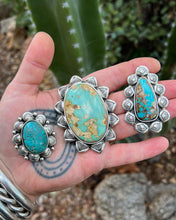 Aztec Royston Turquoise Arroyo Hand Stamped Border