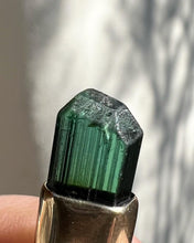 Chrome Tourmaline 14k Gold O Ring Talisman Necklace